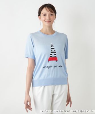 ＜Leilian plus house (Women/大きいサイズ)＞【店舗人気】モチーフニットトップス【ＮＥＭＩＫＡ】