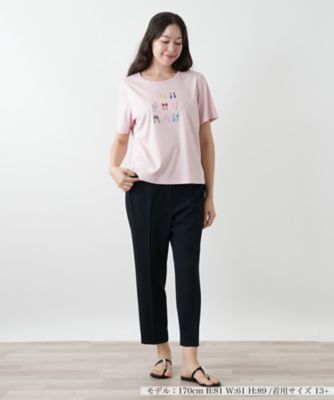 刺繍カットソー
