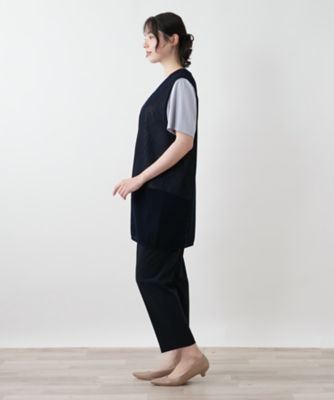 ニットベスト | Leilian plus house (Women/大きいサイズ