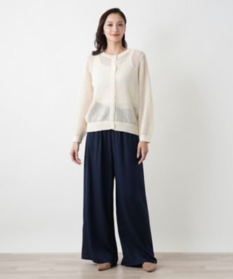 【店舗人気】メッシュ編みカーディガン