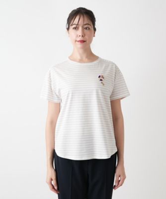 ボーダーカットソー