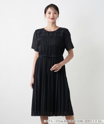 ＜Leilian plus house (Women/大きいサイズ)＞プリーツ切替ワンピース