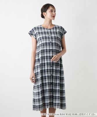 ＜Leilian plus house (Women/大きいサイズ)＞チェックワンピース