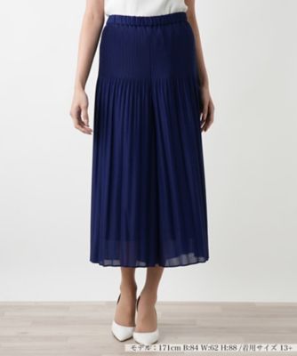 ＜Leilian plus house (Women/大きいサイズ)＞【店舗人気】プリーツワイドパンツ【セレモニー】