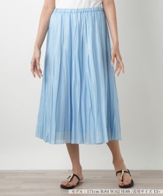 ＜Leilian plus house (Women/大きいサイズ)＞ランダムプリーツスカート