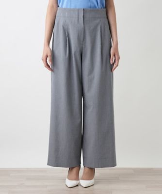 【店舗人気】ストライプワイドパンツ