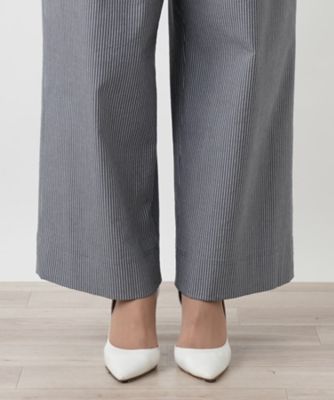 【店舗人気】ストライプワイドパンツ