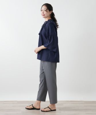 刺繍フレアスリーブブラウス【Ｌｅｉｌｉａｎ　ＷＨＩＴＥ　ＬＡＢＥＬ】