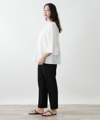 刺繍フレアスリーブブラウス【Ｌｅｉｌｉａｎ　ＷＨＩＴＥ　ＬＡＢＥＬ】