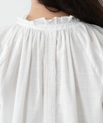 刺繍フレアスリーブブラウス【Ｌｅｉｌｉａｎ　ＷＨＩＴＥ　ＬＡＢＥＬ】