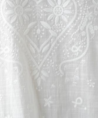 刺繍フレアスリーブブラウス【Ｌｅｉｌｉａｎ　ＷＨＩＴＥ　ＬＡＢＥＬ】