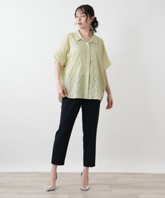 ストライプブラウス【Ｌｅｉｌｉａｎ　ＷＨＩＴＥ　ＬＡＢＥＬ】