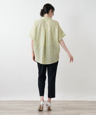 ストライプブラウス【Ｌｅｉｌｉａｎ　ＷＨＩＴＥ　ＬＡＢＥＬ】