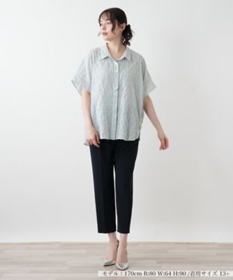 ストライプブラウス【Ｌｅｉｌｉａｎ　ＷＨＩＴＥ　ＬＡＢＥＬ】