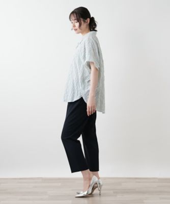 ストライプブラウス【Ｌｅｉｌｉａｎ　ＷＨＩＴＥ　ＬＡＢＥＬ】