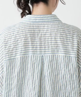 ストライプブラウス【Ｌｅｉｌｉａｎ　ＷＨＩＴＥ　ＬＡＢＥＬ】
