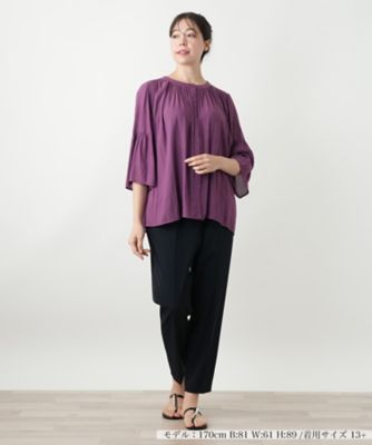 フレアブラウス【Ｌｅｉｌｉａｎ　ＷＨＩＴＥ　ＬＡＢＥＬ】