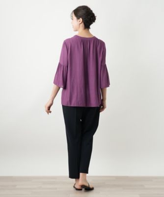 フレアブラウス【Ｌｅｉｌｉａｎ　ＷＨＩＴＥ　ＬＡＢＥＬ】