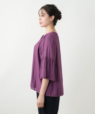 フレアブラウス【Ｌｅｉｌｉａｎ　ＷＨＩＴＥ　ＬＡＢＥＬ】