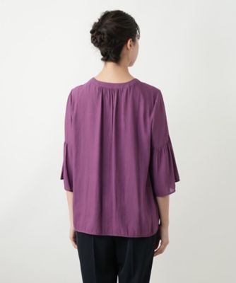 フレアブラウス【Ｌｅｉｌｉａｎ　ＷＨＩＴＥ　ＬＡＢＥＬ】