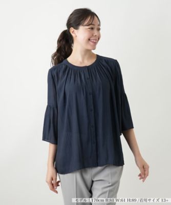 フレアブラウス【Ｌｅｉｌｉａｎ　ＷＨＩＴＥ　ＬＡＢＥＬ】