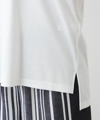 Leilian / レリアン 刺繍カットソー【Leilian WHITE LABEL】 刺繍カットソー【Leilian WHITE LABEL