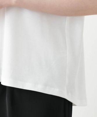 ストライプ切替カットソー【Ｌｅｉｌｉａｎ　ＷＨＩＴＥ　ＬＡＢＥＬ】