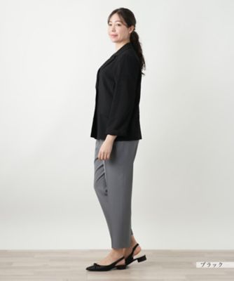 ノッチドラペルジャケット【Ｌｅｉｌｉａｎ　ＷＨＩＴＥ　ＬＡＢＥＬ】