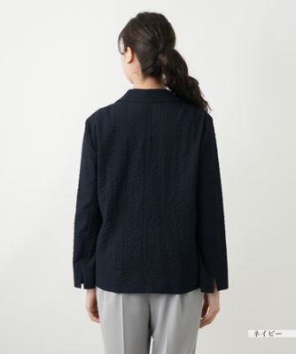 ノッチドラペルジャケット【Ｌｅｉｌｉａｎ　ＷＨＩＴＥ　ＬＡＢＥＬ】