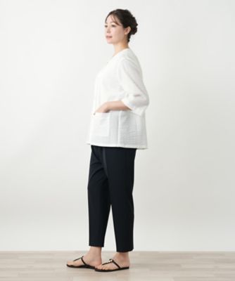 ノーカラージャケット【Ｌｅｉｌｉａｎ　ＷＨＩＴＥ　ＬＡＢＥＬ】