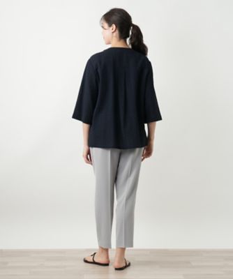 ノーカラージャケット【Ｌｅｉｌｉａｎ　ＷＨＩＴＥ　ＬＡＢＥＬ】