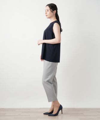 Leilian / レリアン ノースリーブカットソー 店舗人気】ノースリーブカットソー【Leilian WHITE LABEL