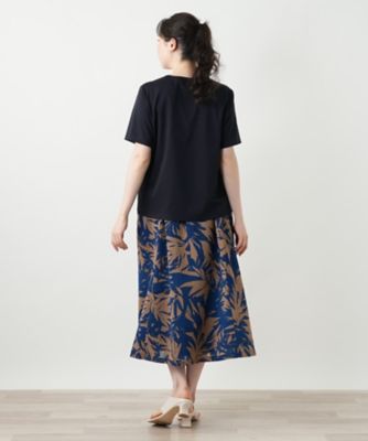 刺繍クルーネックカットソー【Ｌｅｉｌｉａｎ　ＷＨＩＴＥ　ＬＡＢＥＬ】