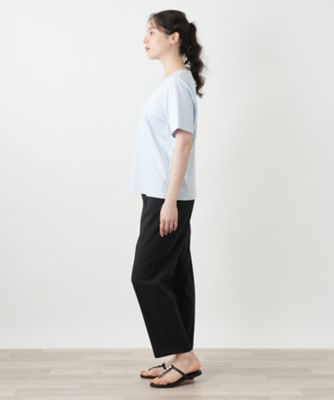 刺繍クルーネックカットソー【Ｌｅｉｌｉａｎ　ＷＨＩＴＥ　ＬＡＢＥＬ】
