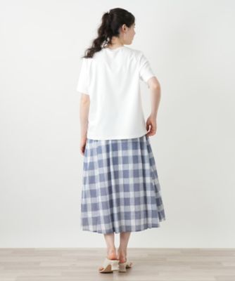刺繍クルーネックカットソー【Ｌｅｉｌｉａｎ　ＷＨＩＴＥ　ＬＡＢＥＬ】