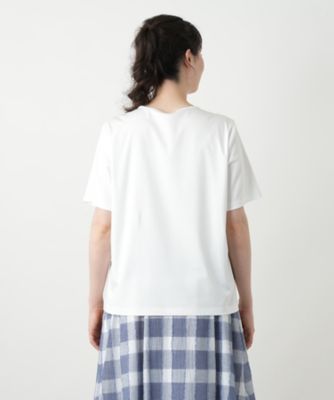 刺繍クルーネックカットソー【Ｌｅｉｌｉａｎ　ＷＨＩＴＥ　ＬＡＢＥＬ】