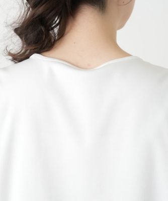 刺繍クルーネックカットソー【Ｌｅｉｌｉａｎ　ＷＨＩＴＥ　ＬＡＢＥＬ】