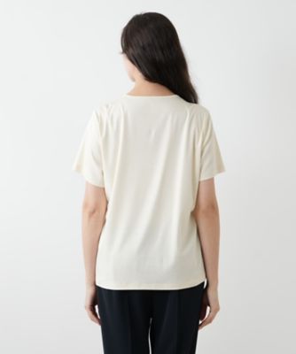 タグ付 レリアン Leilian 半袖 カットソー レース 切替 13+ タグ付 レリアン Leilian 半袖 カットソー レース 切替 13+