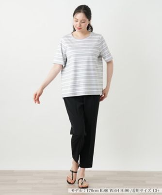 マルチボーダーカットソー【Leilian WHITE LABEL