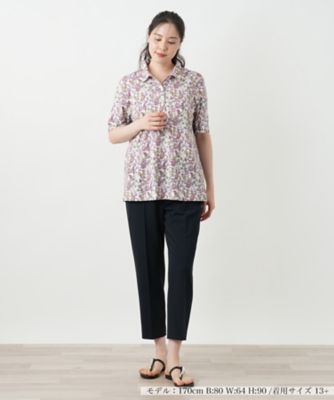 ペイズリー柄カットソー【Leilian WHITE LABEL
