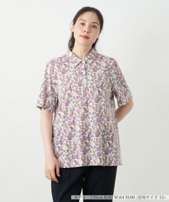 極美品✨近年✨Leilian 13＋ 洗える チュニック ペイズリー柄 伸縮性 極美品✨近年✨Leilian 13＋ 洗える チュニック ペイズリー柄