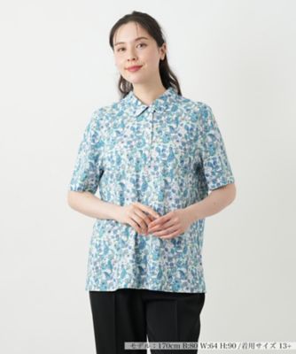 ＜Leilian plus house (Women/大きいサイズ)＞ペイズリー柄カットソー【Ｌｅｉｌｉａｎ　ＷＨＩＴＥ　ＬＡＢＥＬ】