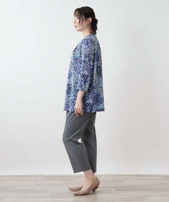 プリントタックカットソー【Ｌｅｉｌｉａｎ　ＷＨＩＴＥ　ＬＡＢＥＬ】