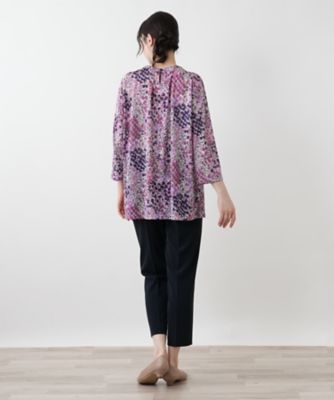 プリントタックカットソー【Ｌｅｉｌｉａｎ　ＷＨＩＴＥ　ＬＡＢＥＬ】