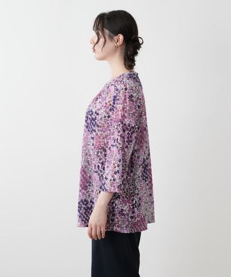 プリントタックカットソー【Ｌｅｉｌｉａｎ　ＷＨＩＴＥ　ＬＡＢＥＬ】