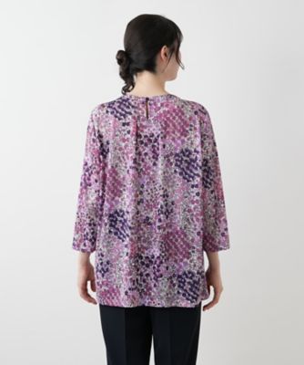 プリントタックカットソー【Ｌｅｉｌｉａｎ　ＷＨＩＴＥ　ＬＡＢＥＬ】