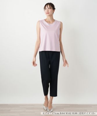 【店舗人気】ノースリーブカットソー【Ｌｅｉｌｉａｎ　ＷＨＩＴＥ　ＬＡＢＥＬ】