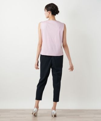 【店舗人気】ノースリーブカットソー【Ｌｅｉｌｉａｎ　ＷＨＩＴＥ　ＬＡＢＥＬ】