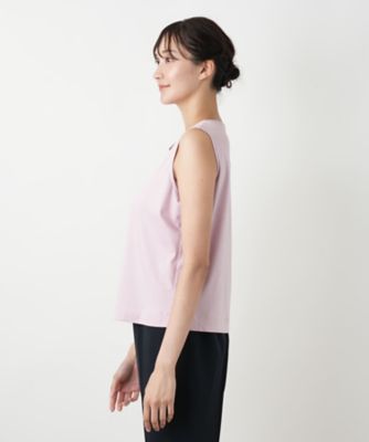 【店舗人気】ノースリーブカットソー【Ｌｅｉｌｉａｎ　ＷＨＩＴＥ　ＬＡＢＥＬ】