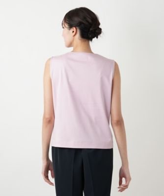 【店舗人気】ノースリーブカットソー【Ｌｅｉｌｉａｎ　ＷＨＩＴＥ　ＬＡＢＥＬ】